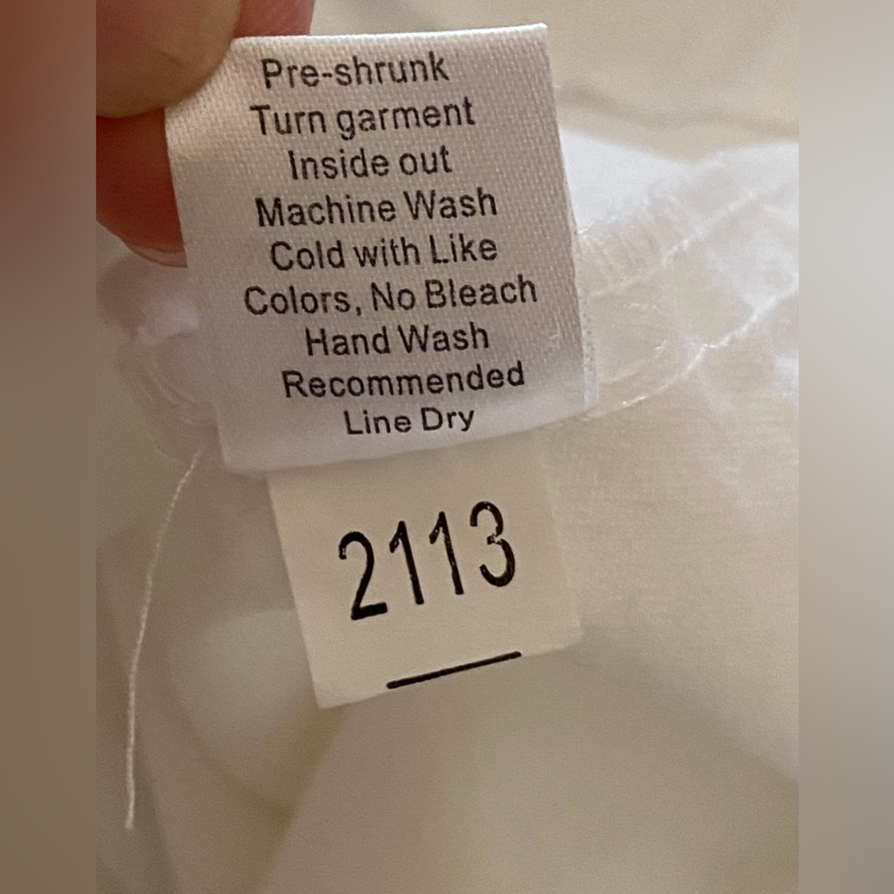 Lulu-B Women's Straight Skirt in White Size 6 stretchy Preowned comfy - Picture 11 of 13